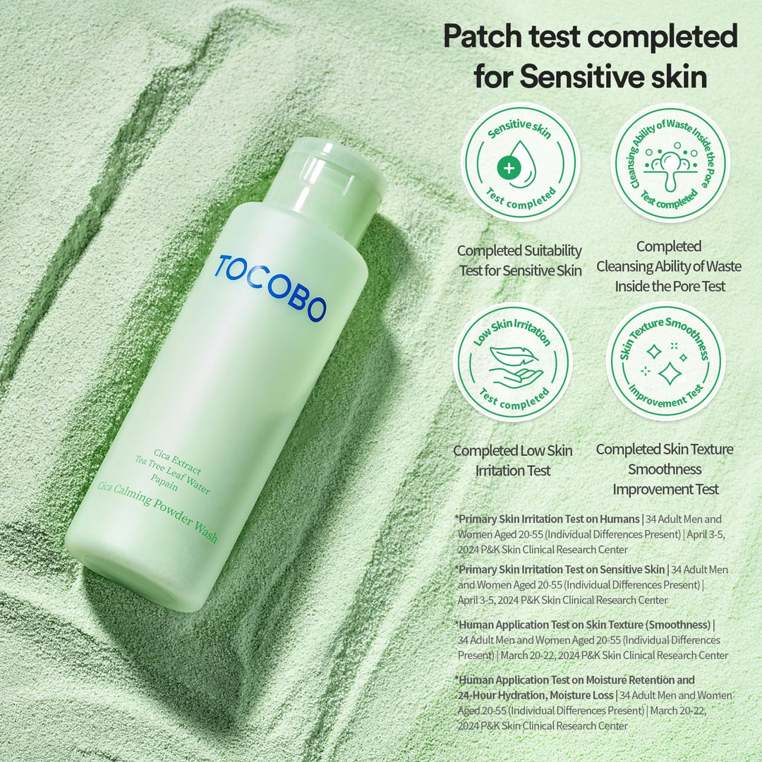 TOCOBO Calming Cica Powder Wash, 50 g