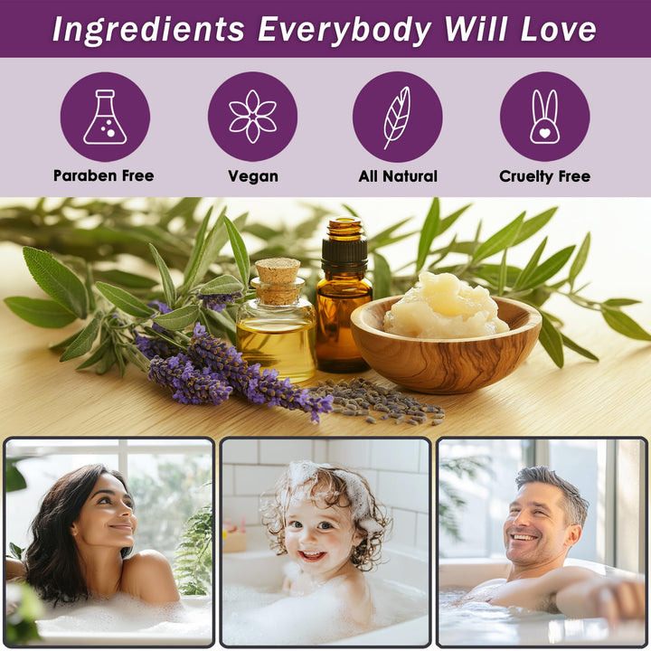 Aqua Elegante Spa Gift Basket, Lavender & Tea Tree