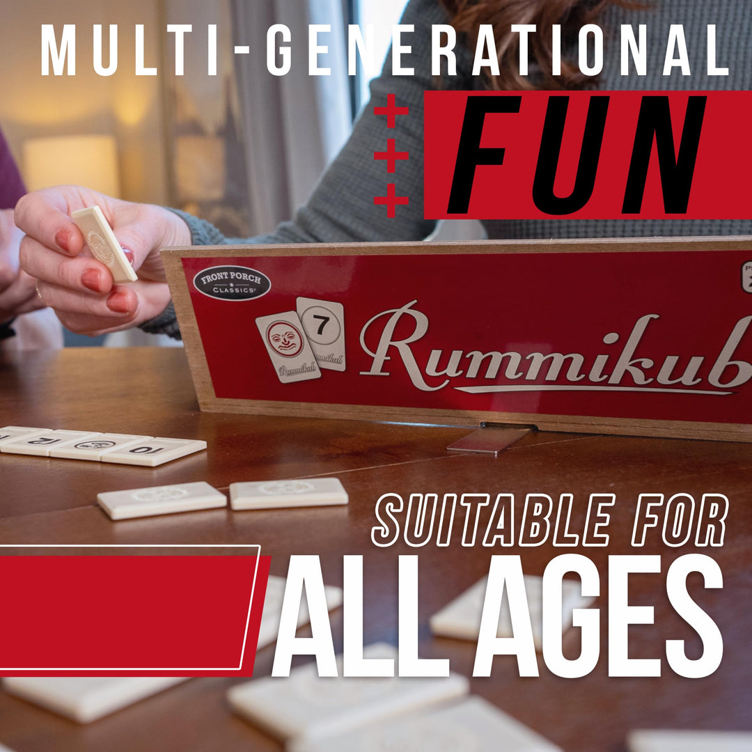 Front Porch Classics Rummikub Vintage Edition, 106 Count