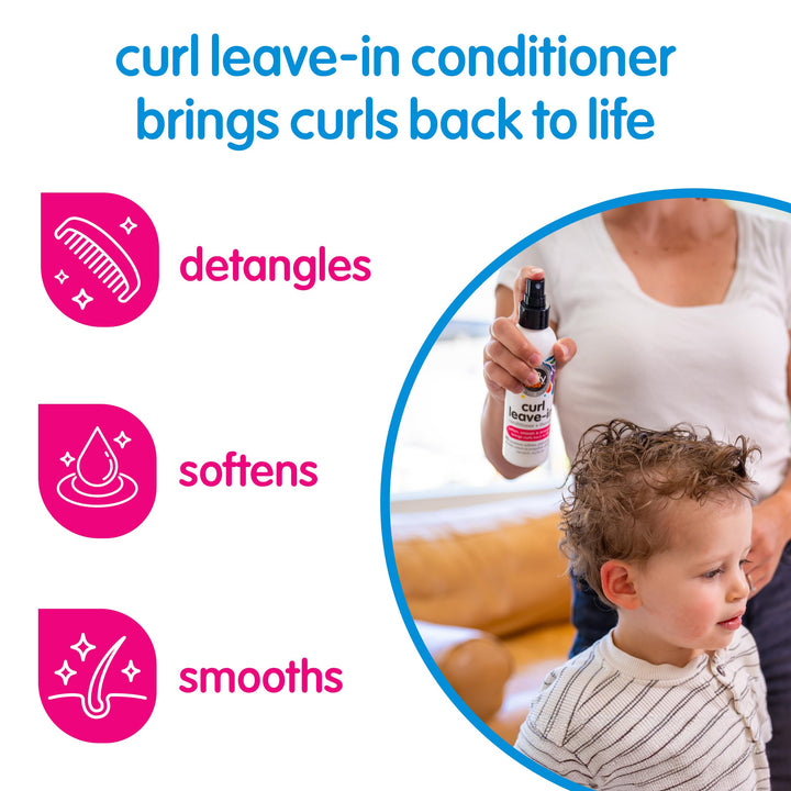SO COZY Kids Curl Leave In Conditioner and Therapy Spray, 8 fl oz