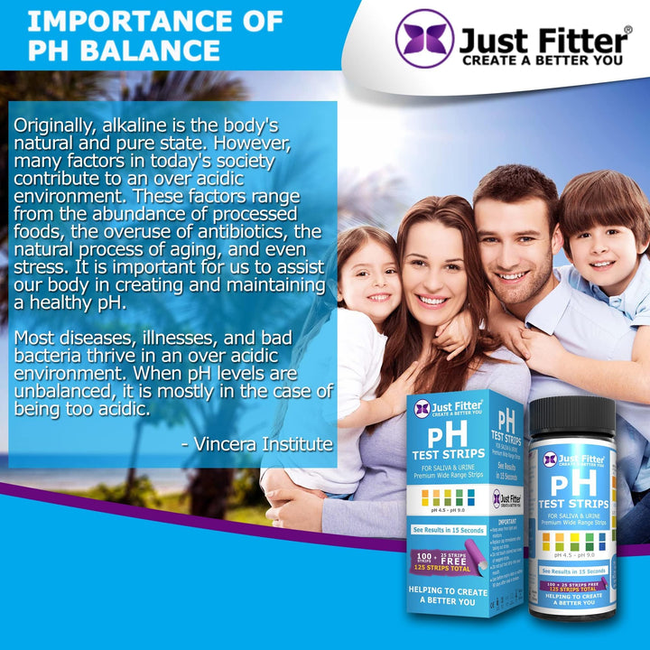 Just Fitter pH Test Strips