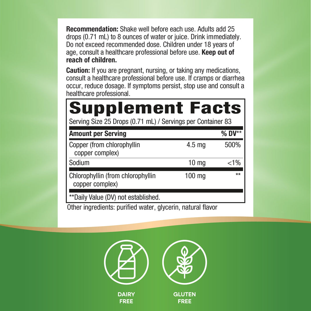 Nature's Way Chlorofresh Chlorophyll Drops, Mint, 2 fl oz