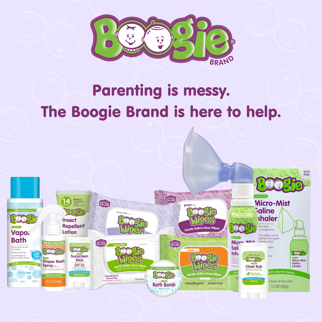 Boogie Micro-Mist Saline Inhaler, Unscented, 1.7 oz
