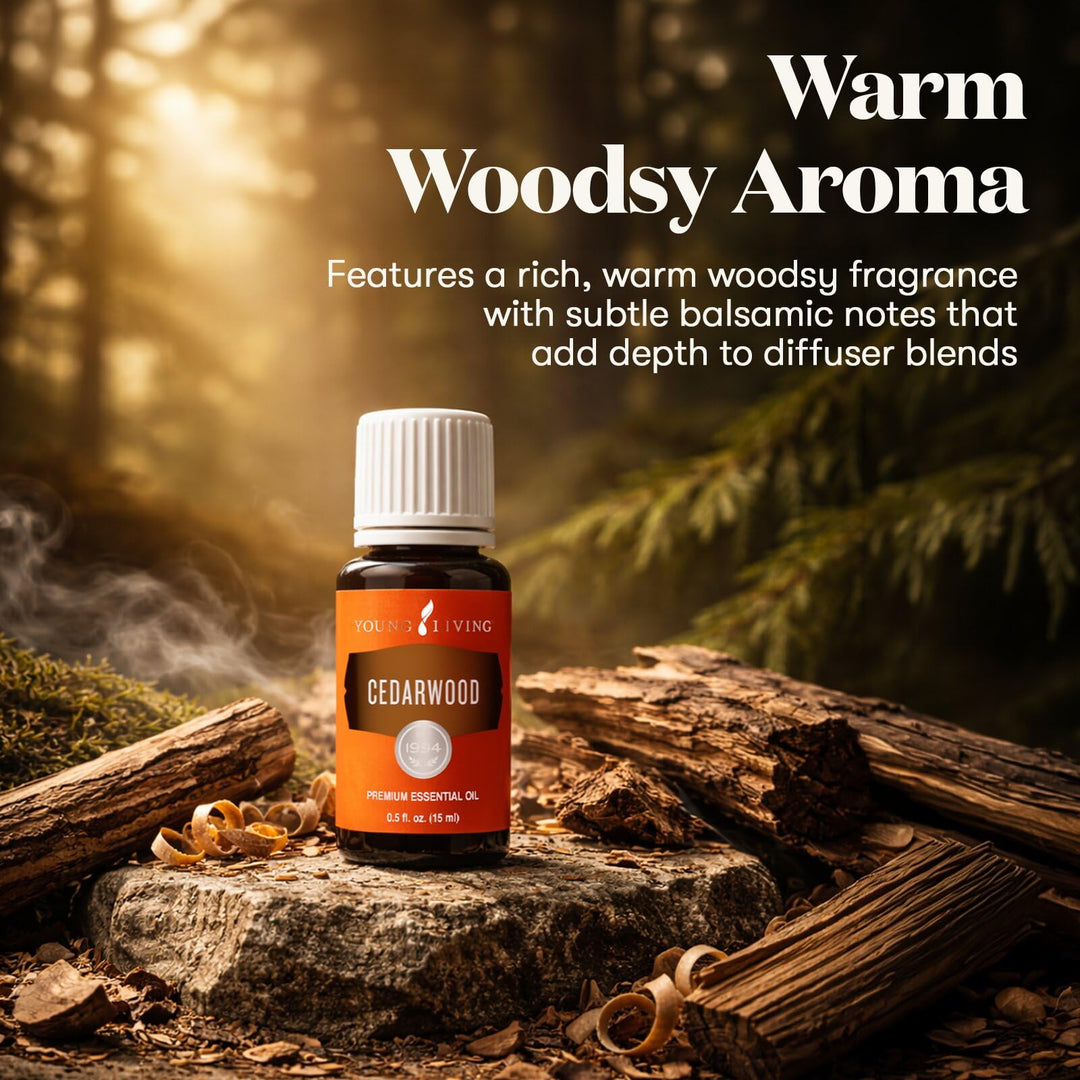 Young Living Cedarwood Essential Oil, 15 ml
