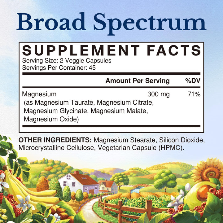 Vitalitown Magnesium Complex, 300 mg, 90 Count