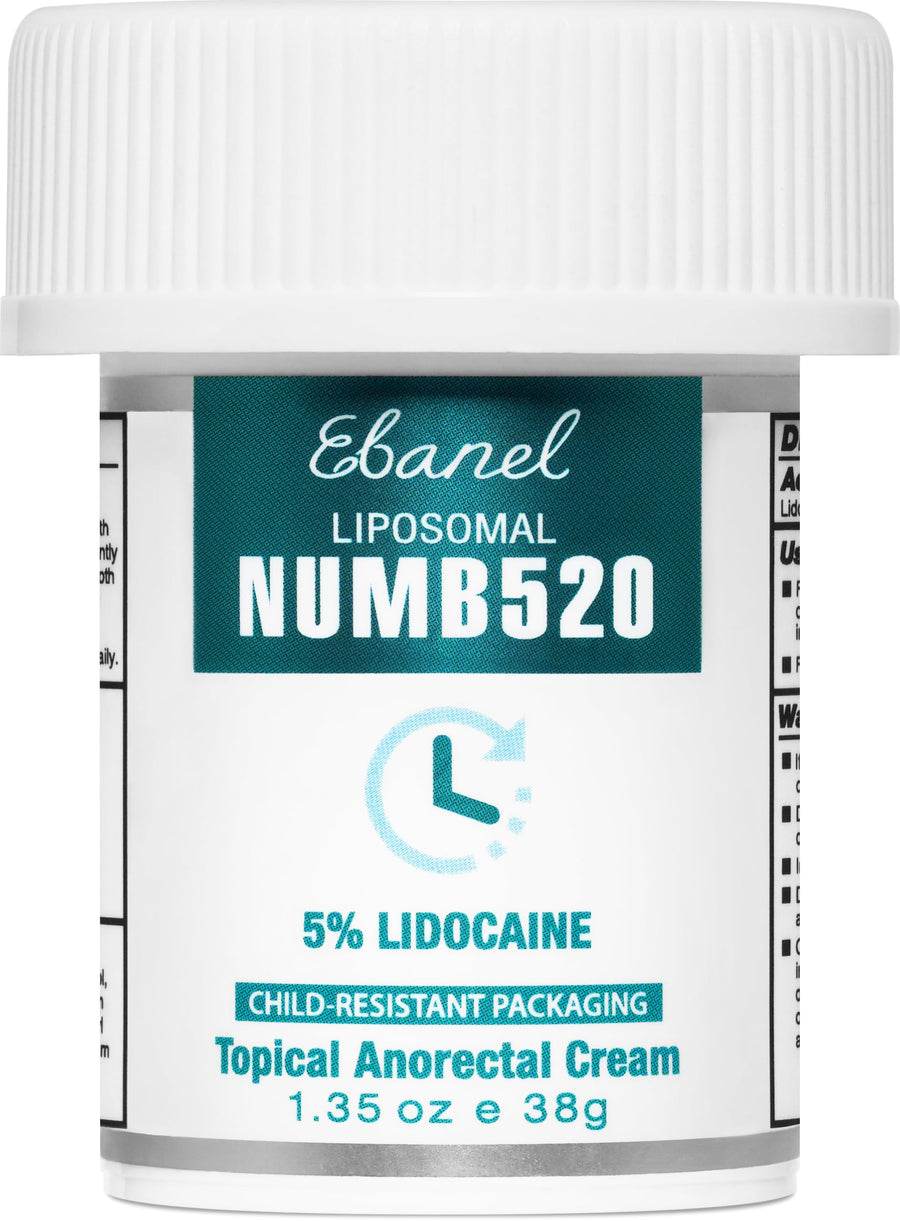 Ebanel 5% Lidocaine Topical Numbing Cream, 1.35 oz