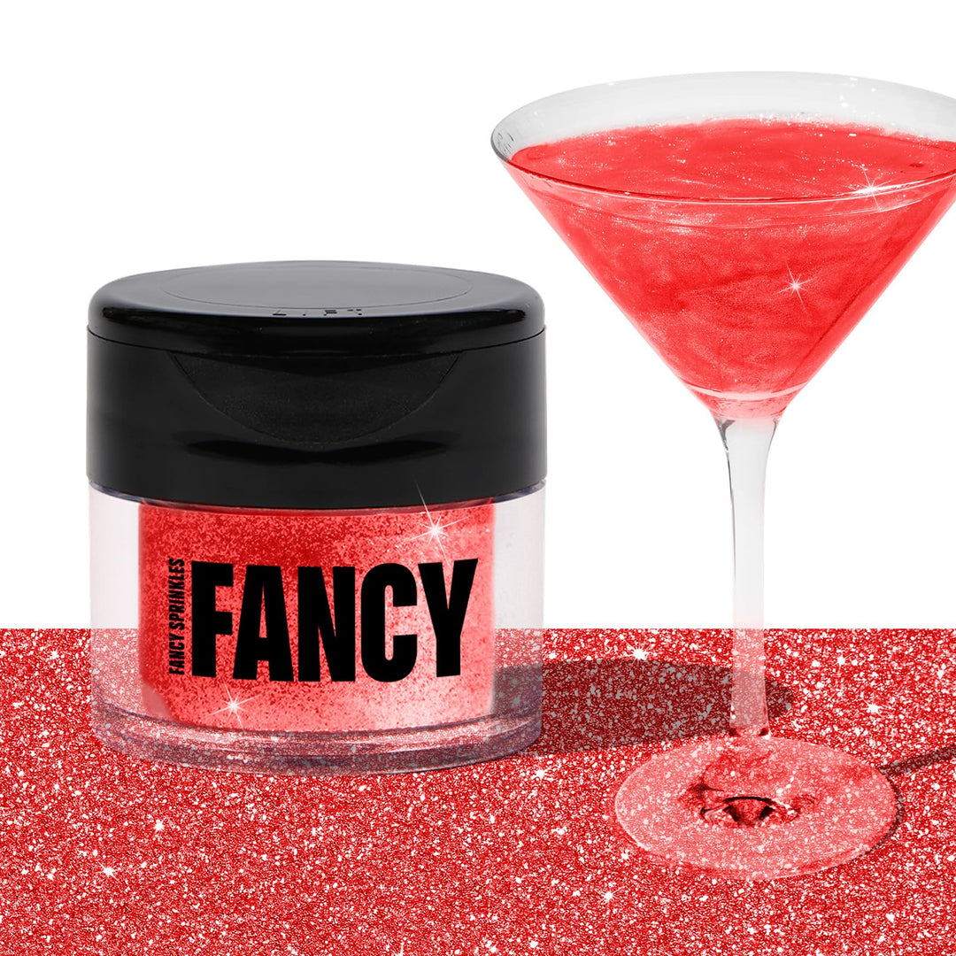 Fancy Sprinkles Ruby Red Luster Dust, 4 g