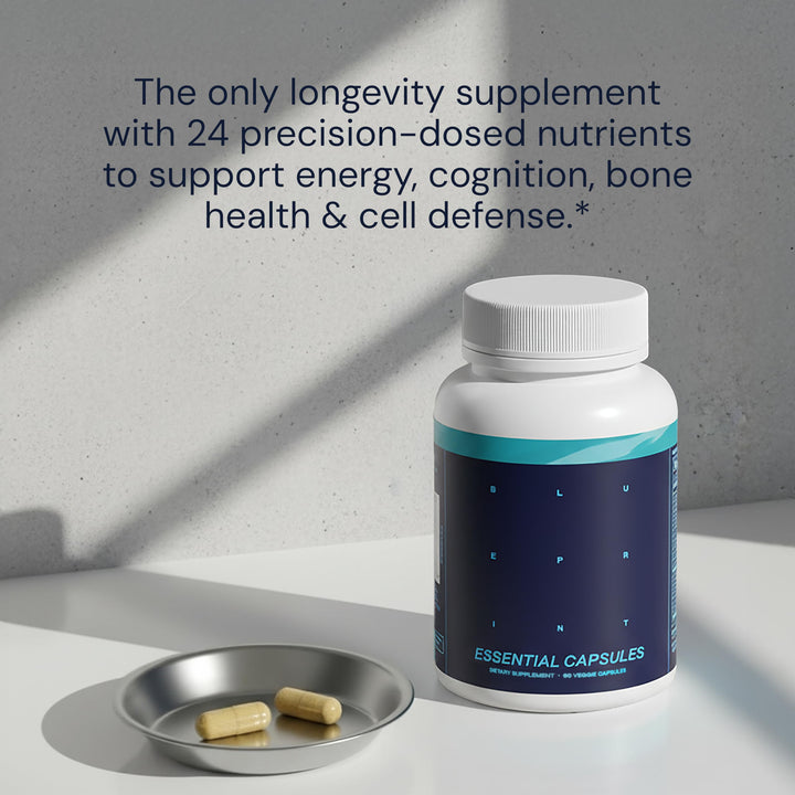 Blueprint Bryan Johnson Essential Capsules, 30 Count
