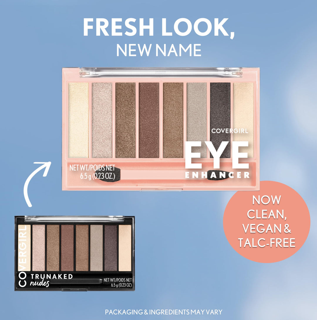 CoverGirl truNaked Eyeshadow Palette, Nudes 805, 0.23 oz
