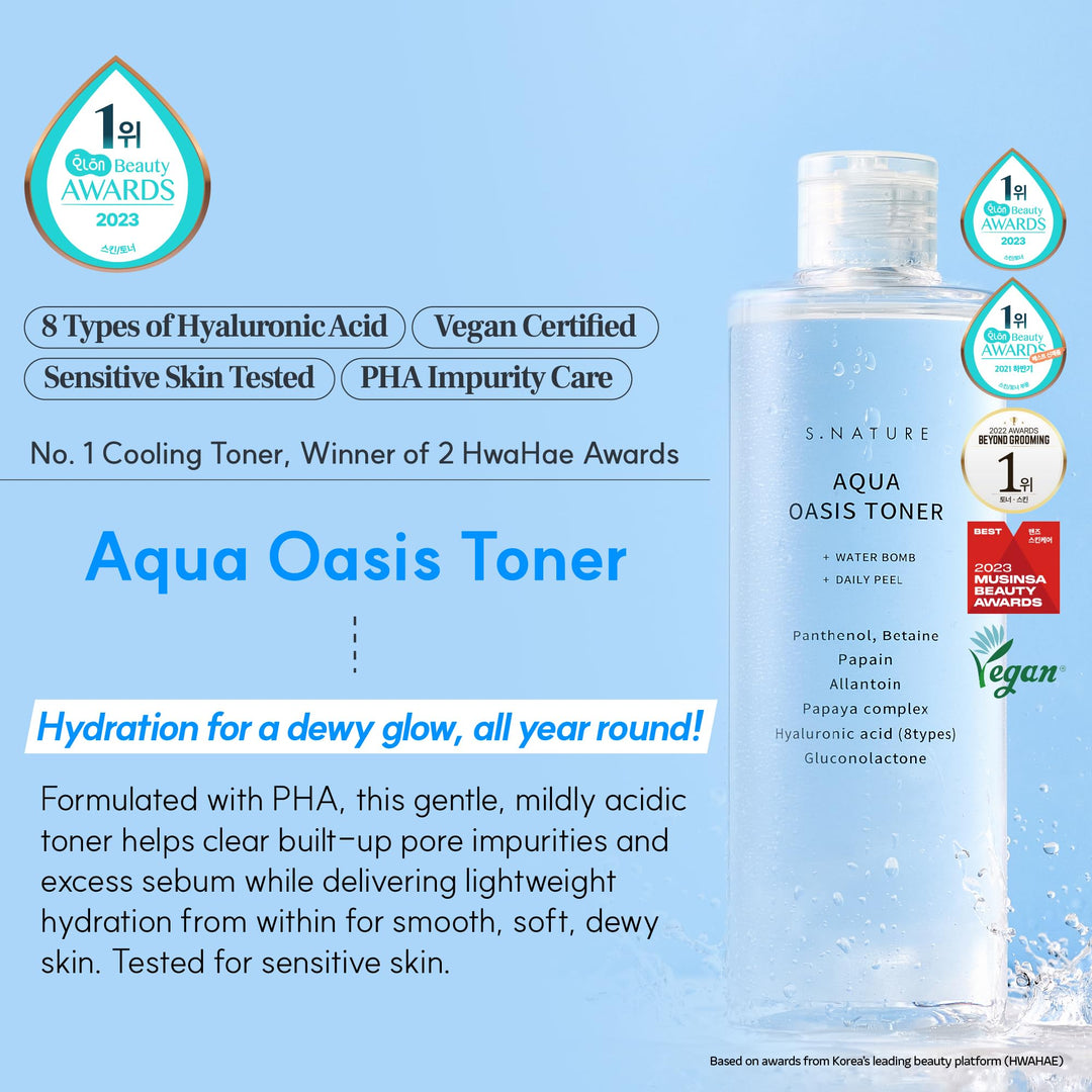 S.NATURE Aqua Oasis Toner, 300 ml