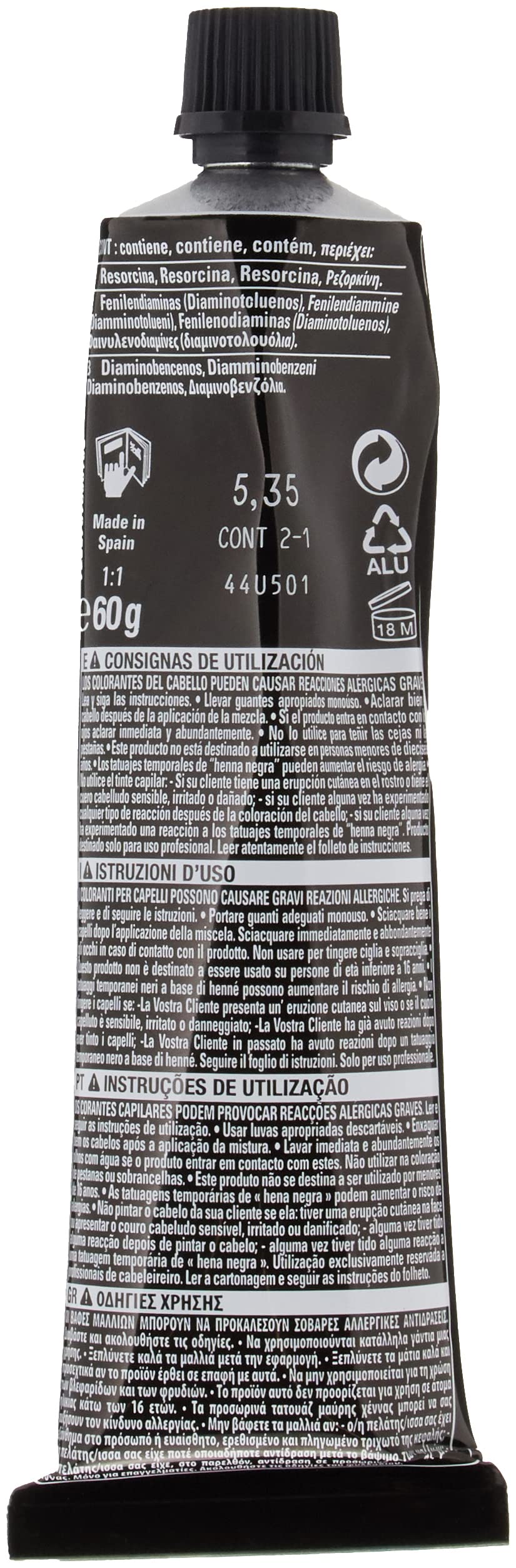 L'Oréal Professionnel Inoa Ammonia-Free Permanent Hair Color, 5,35, 60 g