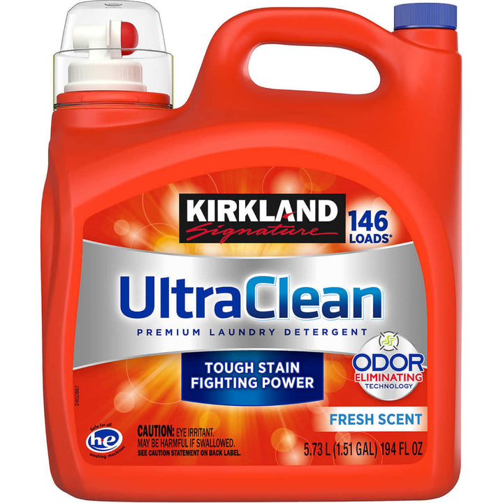 KIRKLAND Ultra Clean Premium Laundry Detergent, 2X Concentrate