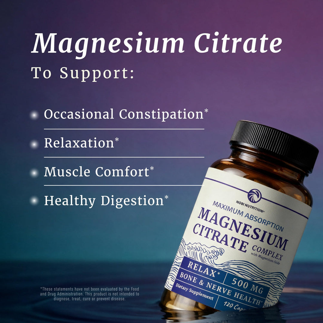 Nobi Nutrition Magnesium Complex, 60 Count