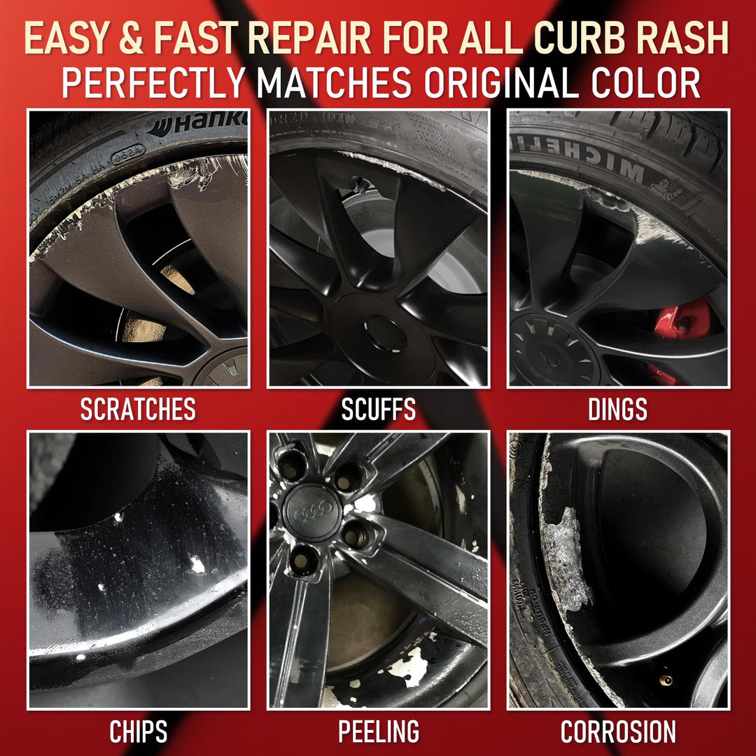 Smaphy Wheel Repair Kit, Matte Black
