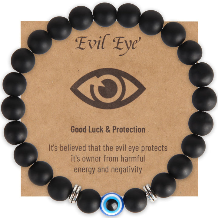 Dhdgzq Evil Eye Bracelet, Black