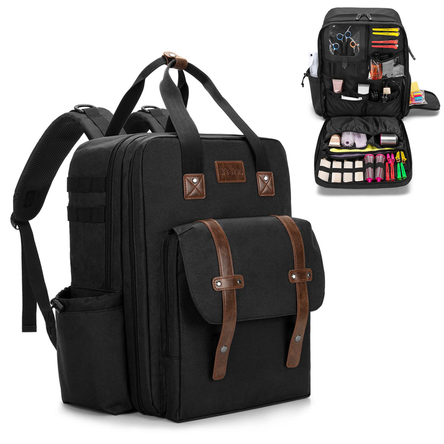 BAFASO Barber Case, Black, Large Capacity