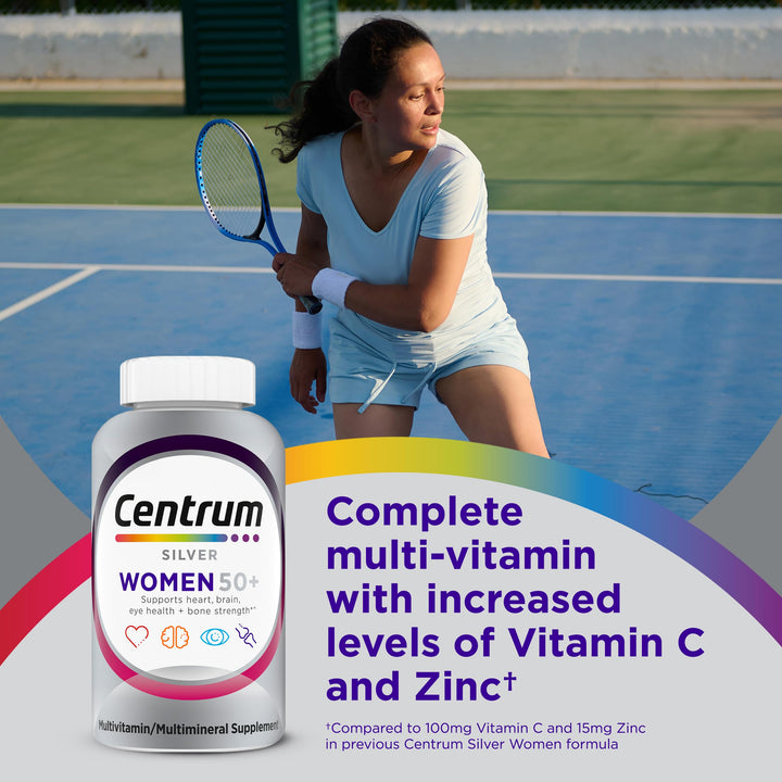 Centrum Silver Women Multivitamin/Multimineral Supplement, 100 Count
