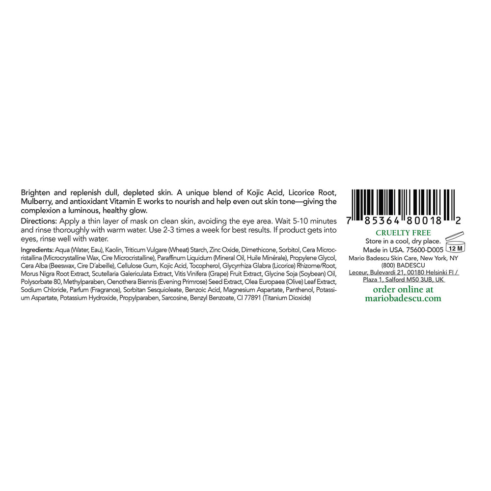 Mario Badescu Whitening Mask, 2 oz