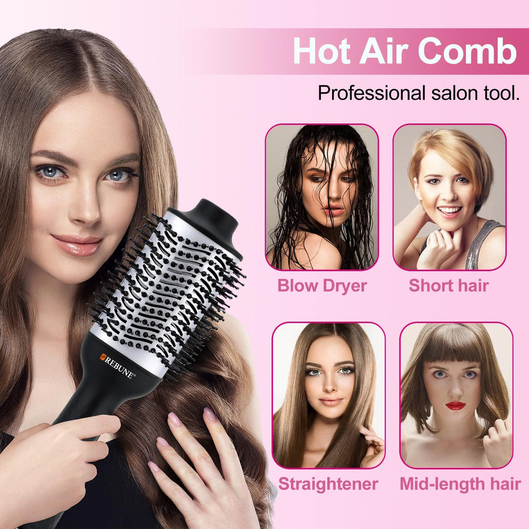 REBUNE Hair Dryer Brush, RE-2126B