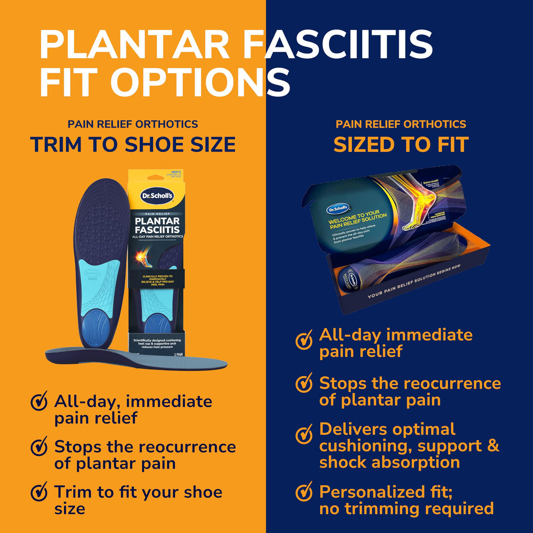 Dr. Scholl's Plantar Fasciitis Pain Relief Insoles, 1 Count
