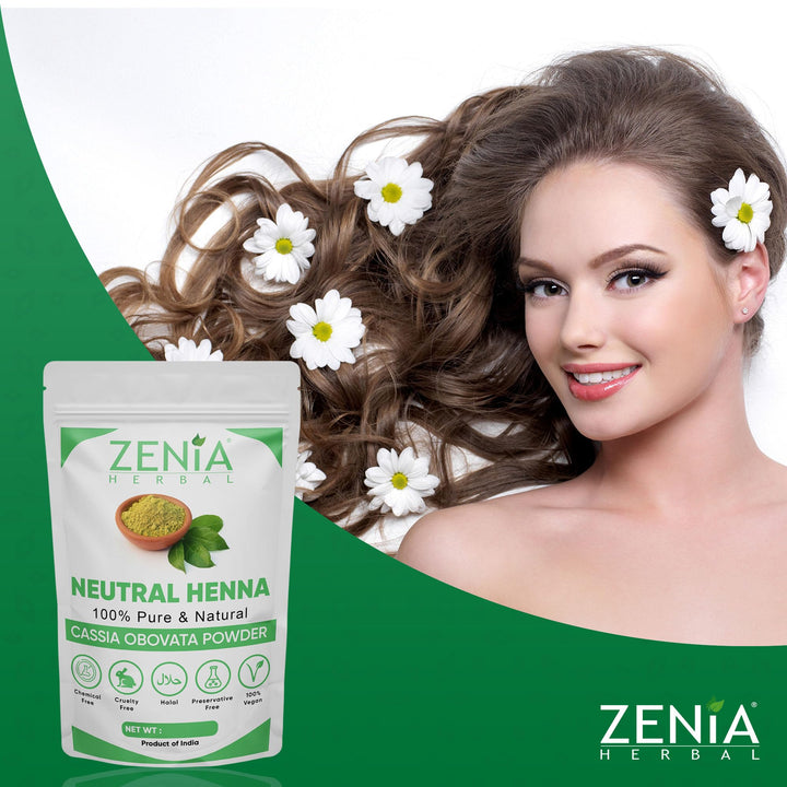 Zenia 100% Pure Neutral Henna Powder, 1 kg