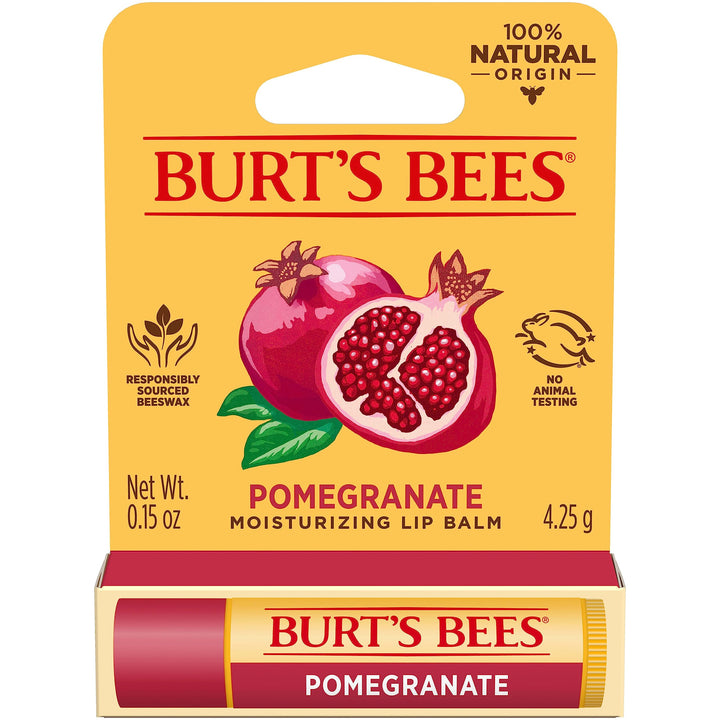 Burts Bees Moisturizing Lip Balm, Pomegranate