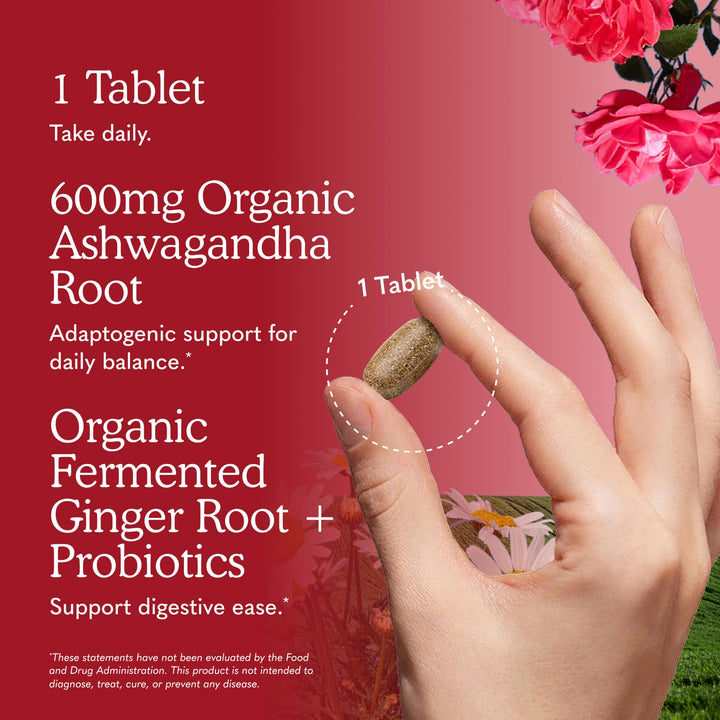 Garden of Life Ashwagandha With Probiotics And Ginger, 60 Count
