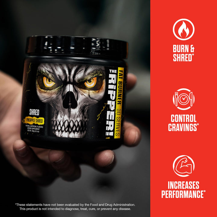 JNX SPORTS The Ripper Thermogenic Fat Burner, Watermelon Candy, 30 Servings