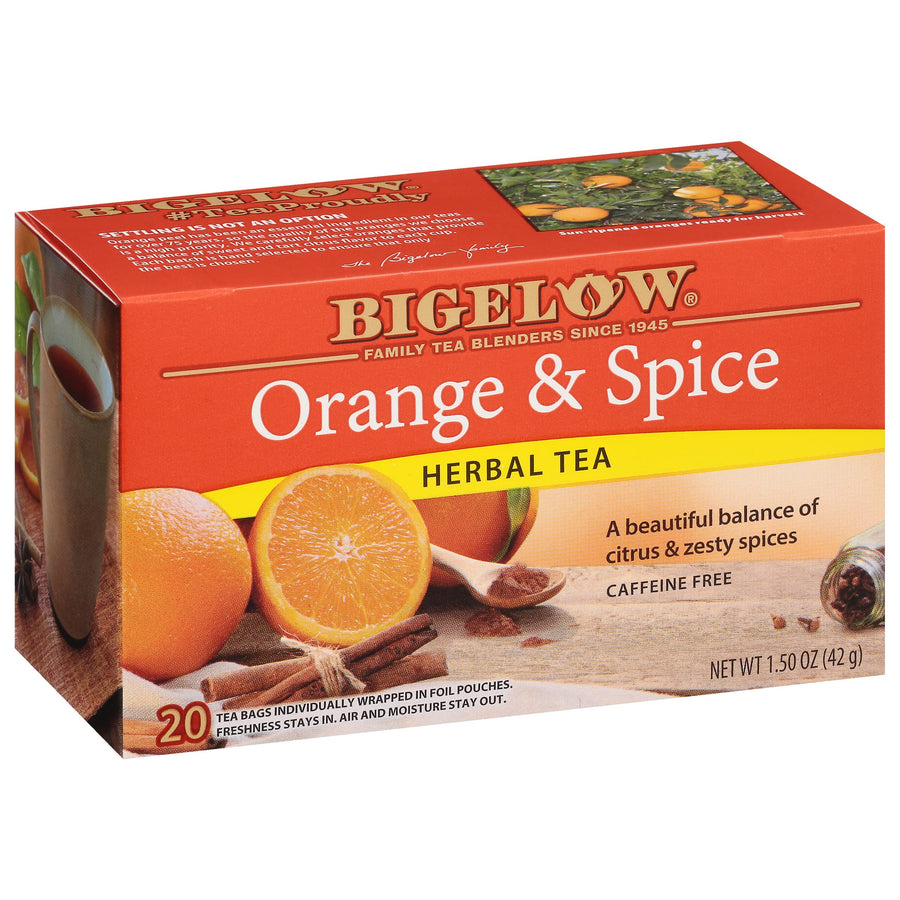 Bigelow Tea Orange & Spice Black Tea, 20 Count