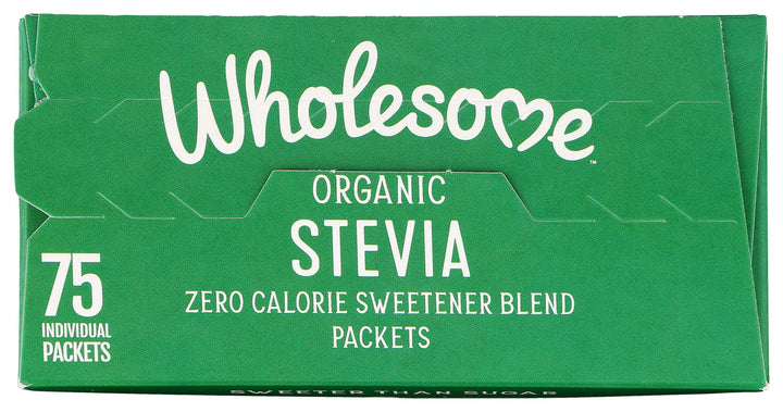 Wholesome Organic Stevia Sweetener, 75 Count