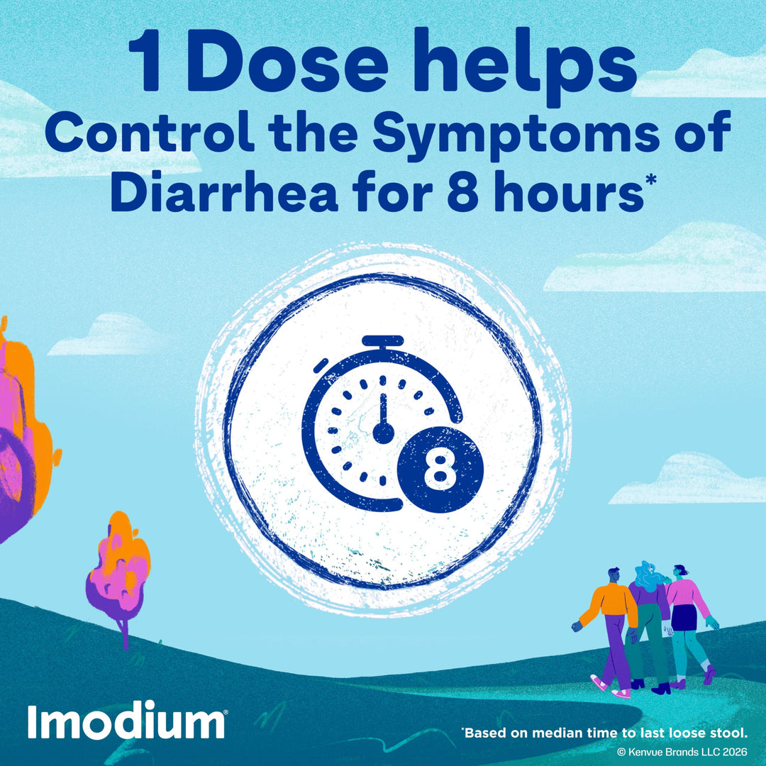 Imodium Anti-Diarrheal Softgels, 2 mg, 12 Count