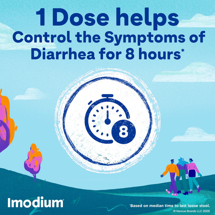 Imodium Anti-Diarrheal Softgels, 2 mg, 12 Count