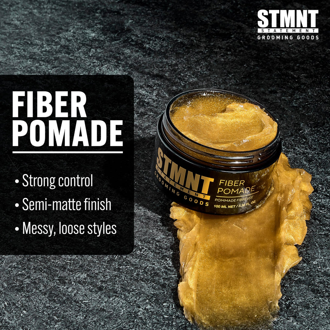 STMNT Grooming Goods Fiber Pomade, 3.38 oz