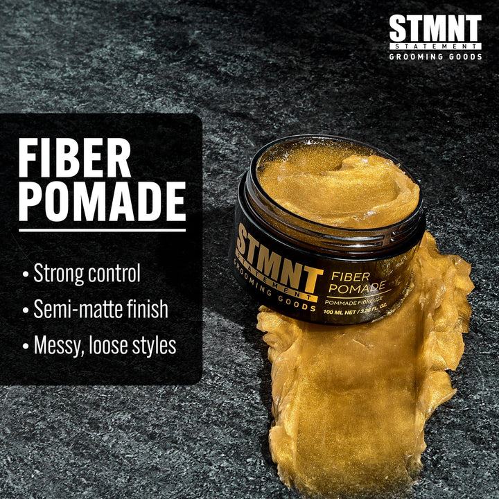 STMNT Grooming Goods Fiber Pomade, 3.38 oz
