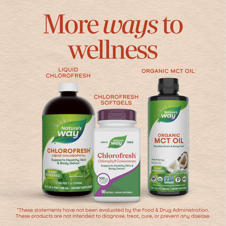 Nature's Way Chlorofresh Chlorophyll Concentrate Softgels, 90 Count