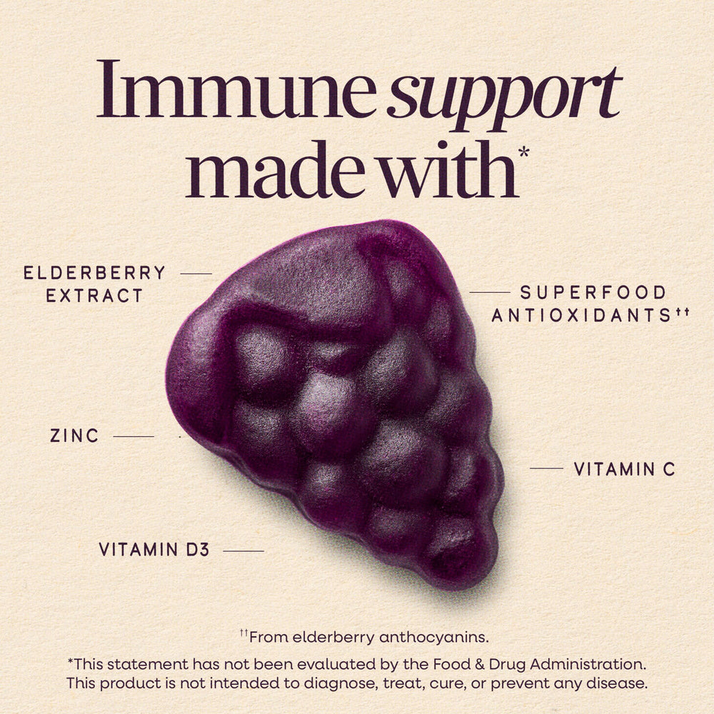 Nature's Way Sambucus Elderberry Gummies, 60 Count