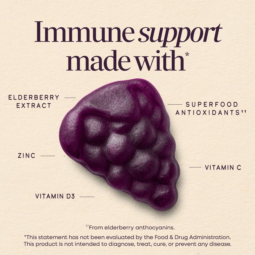 Nature's Way Sambucus Elderberry Gummies, 60 Count
