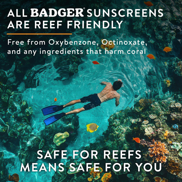 Badger Mineral Sunscreen SPF 50, Unscented, 2.9 fl oz