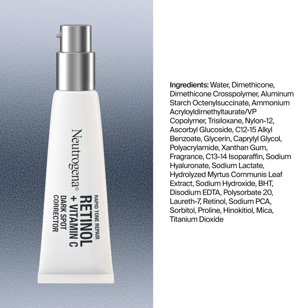Neutrogena Rapid Tone Repair Retinol + Vitamin C Face Serum, 1 fl oz