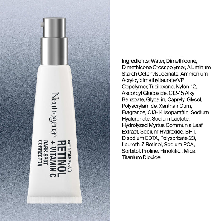 Neutrogena Rapid Tone Repair Retinol + Vitamin C Face Serum, 1 fl oz