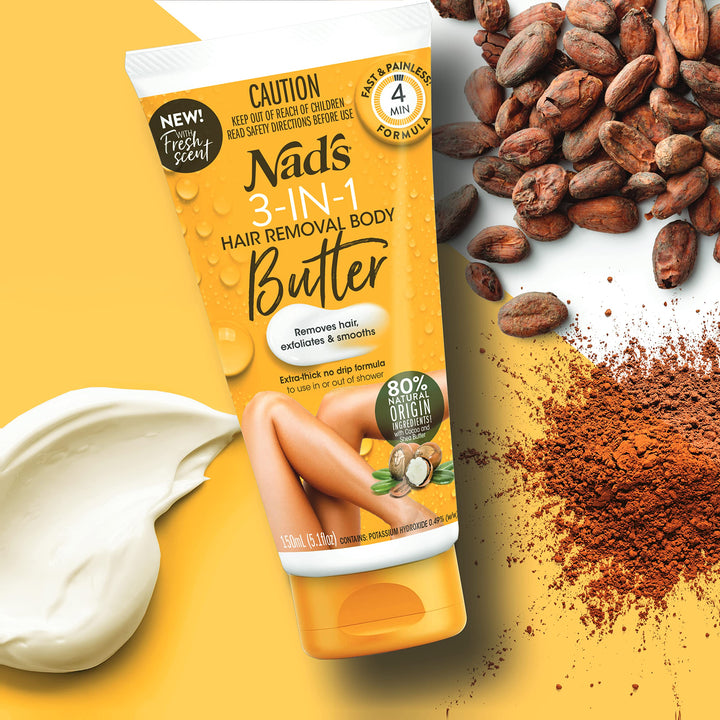 Nad's Natural 3 In 1 Hair Removal Cream, 150 ml