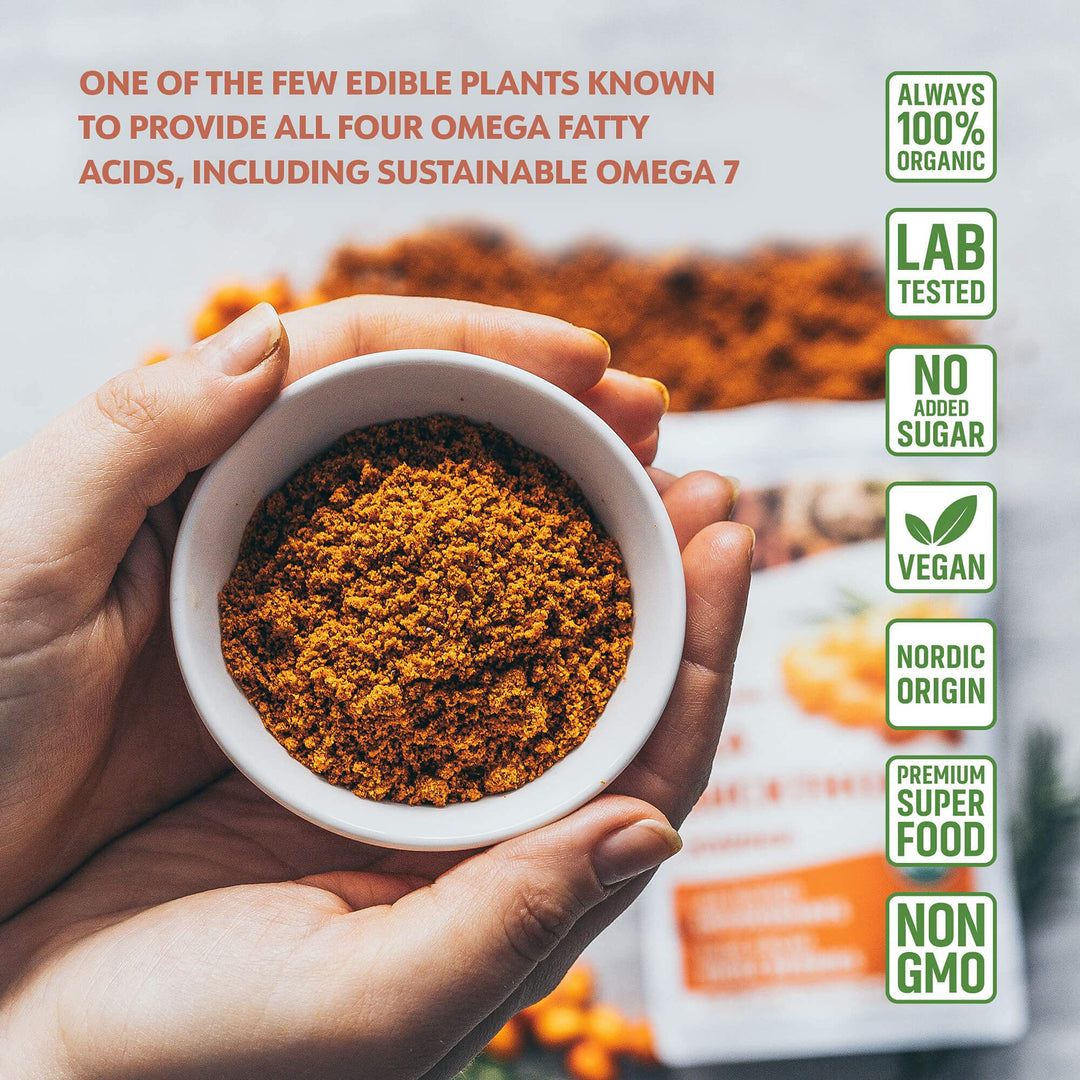 LOOV Organic Sea Buckthorn Berry Powder, 4 oz