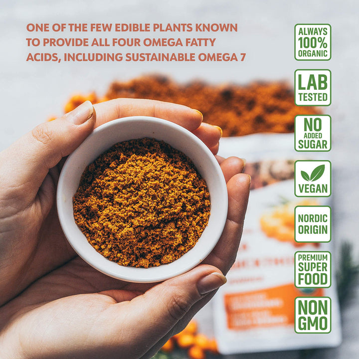 LOOV Organic Sea Buckthorn Berry Powder, 4 oz