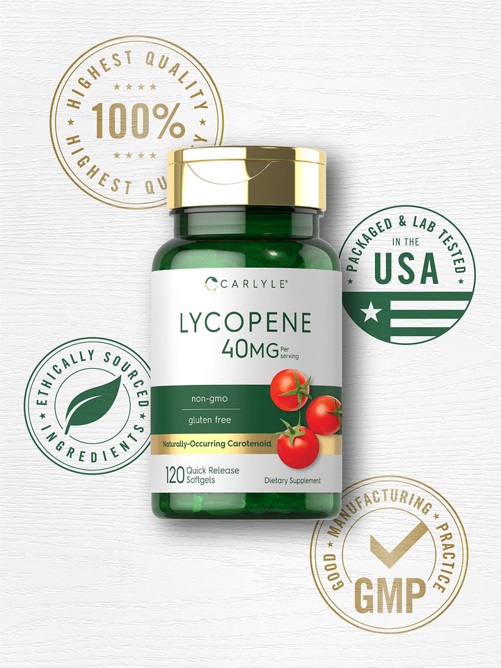 Carlyle Lycopene, 40 mg, 120 Count