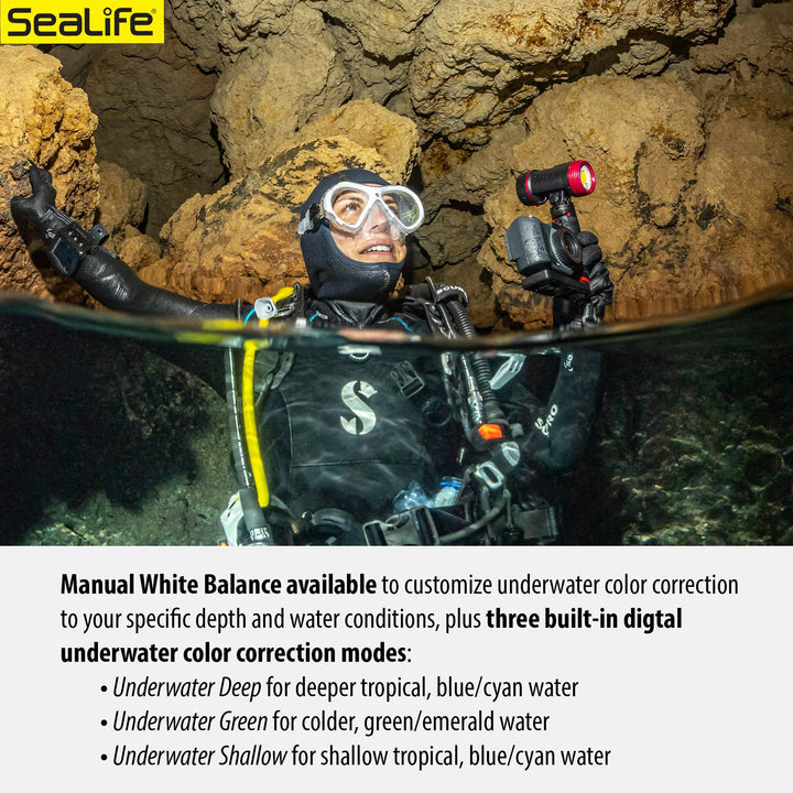 SeaLife Micro 3.0 Underwater Camera, 64GB, 16mp, 4K