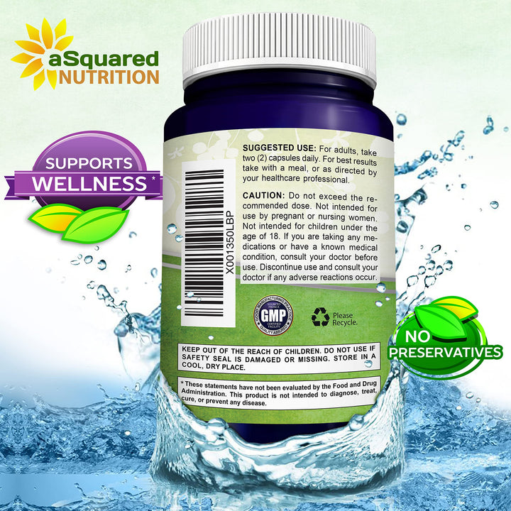 aSquared Nutrition Resveratrol Supplement, 1000 mg, 180 Count