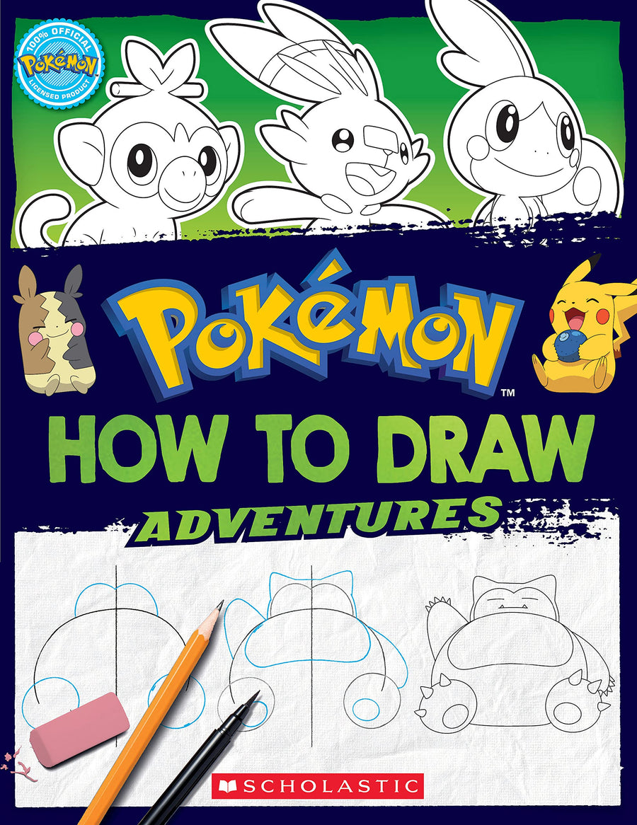 Pokemon How to Draw Adventures, Paperback