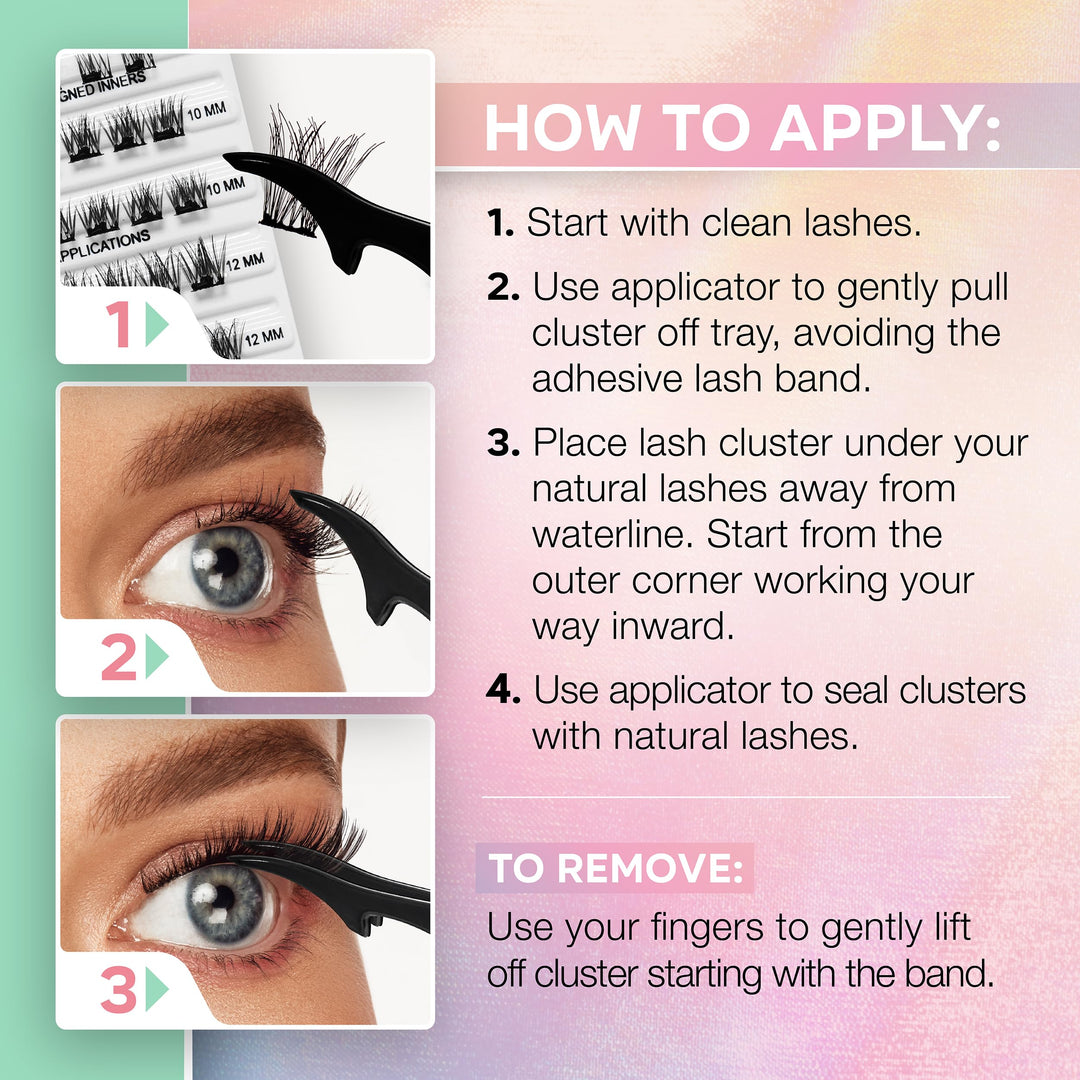 Ardell Naked Press On Pre-Glued Underlash Extensions, Natural