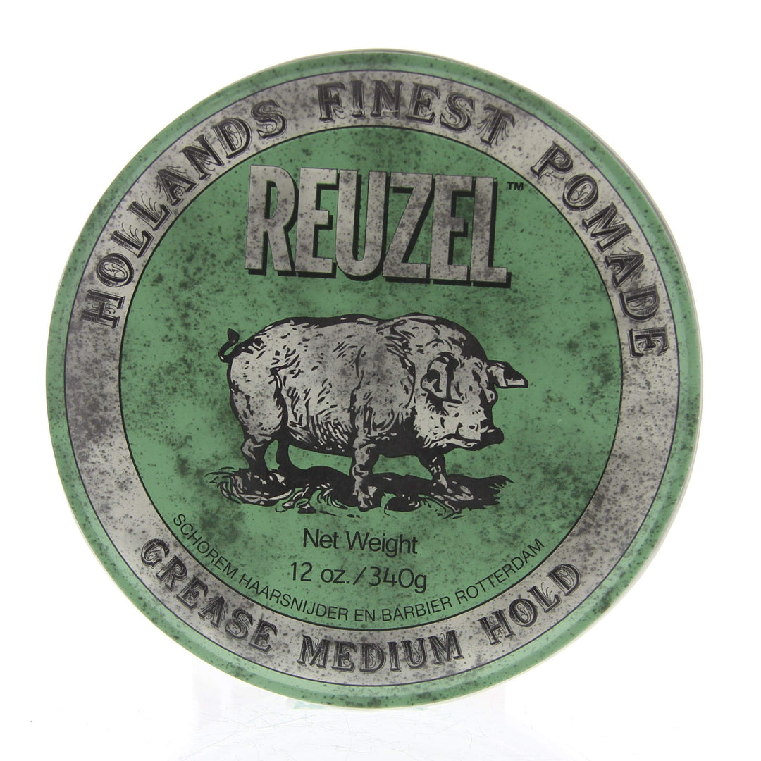 Reuzel Green Pomade, Medium Shine, 12 oz