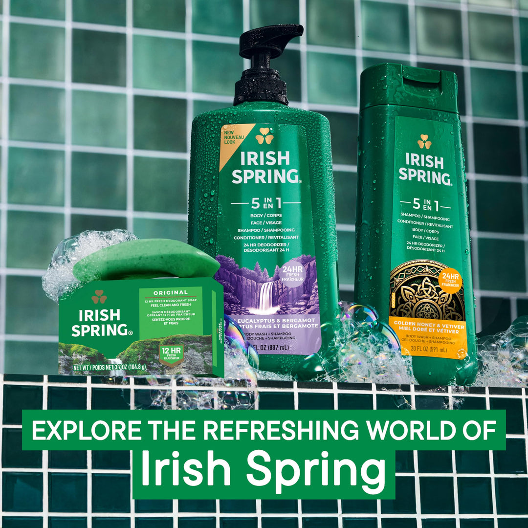 Irish Spring Original Deodorant Soap, 3 Count
